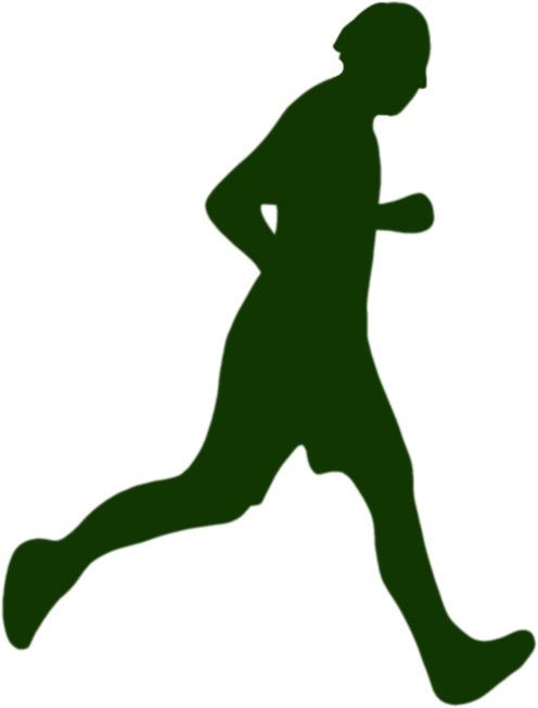 Zeichnung eines Läufers